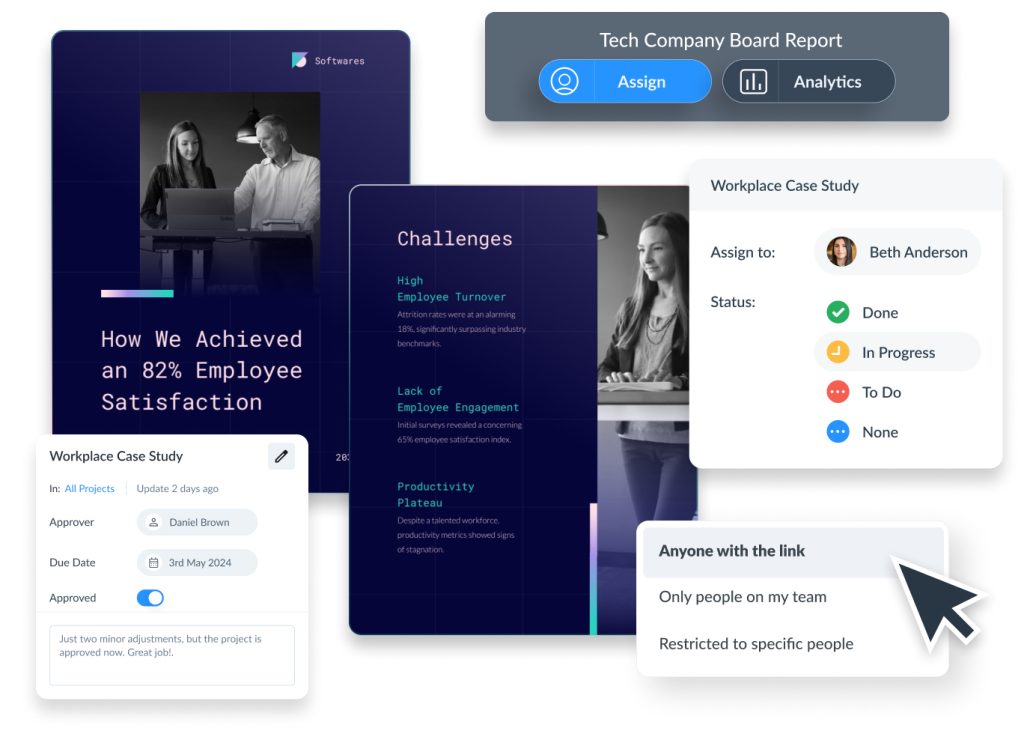 Keep an eye on all created assets