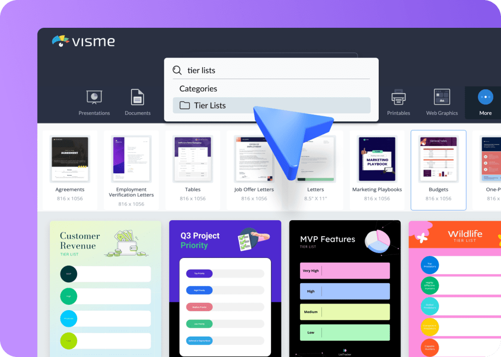 Tier List Maker Create Custom Tier Lists Visme Tier List Maker Create Custom Tier Lists Visme