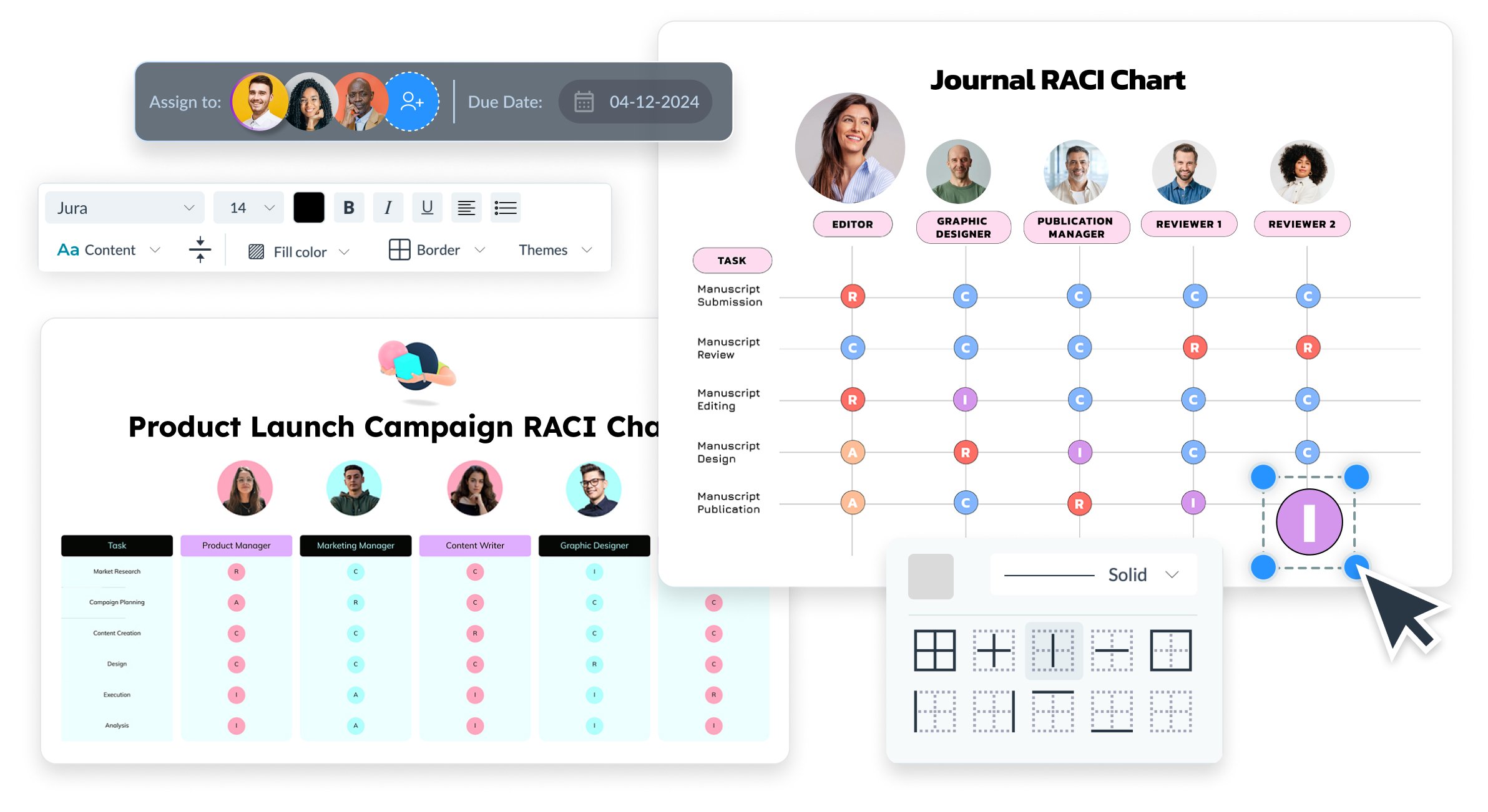 Crea una matriz RACI con Visme y maximiza la sintonía de tu equipo