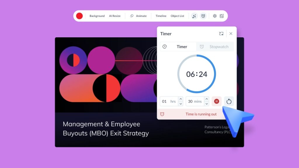 creating a presentation using template Time Yourself when Presenting with the Timer Feature & More