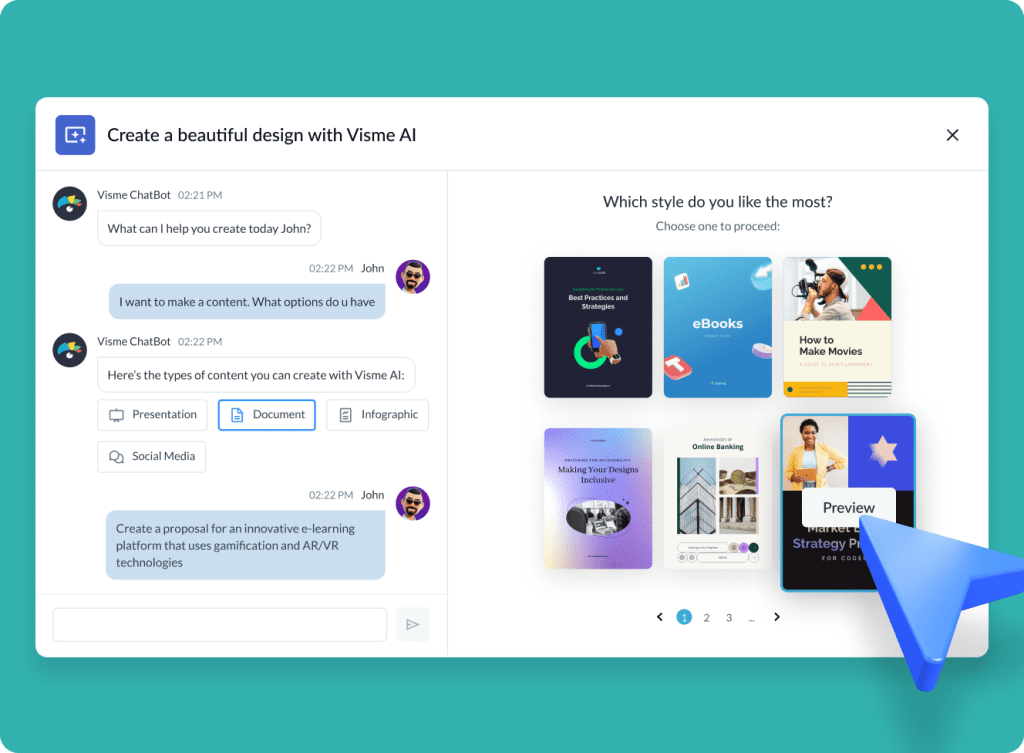 Free AI proposal generator to design convincing proposals in minutes