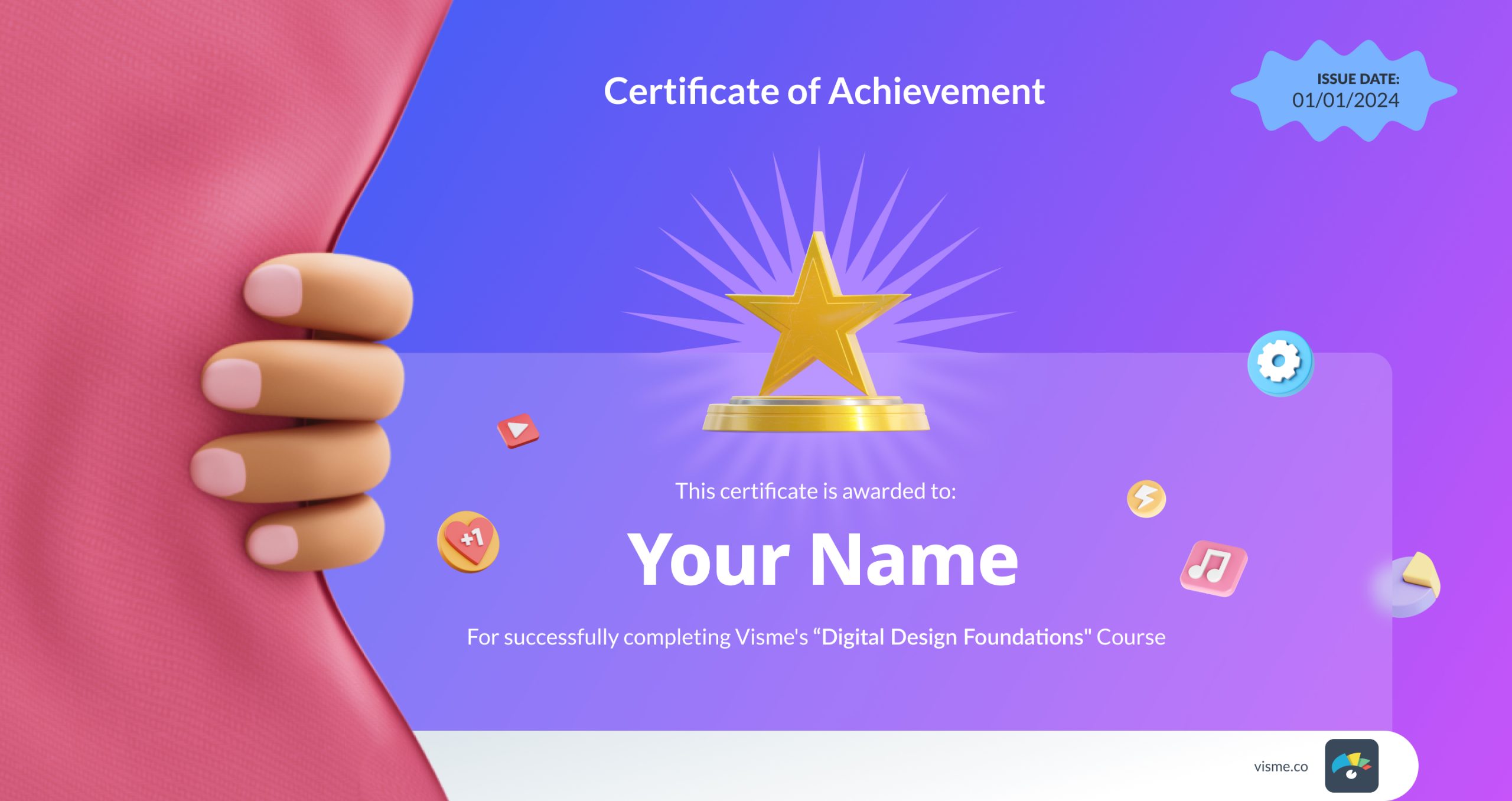 Free Design Course | Earn a Certification with Visme