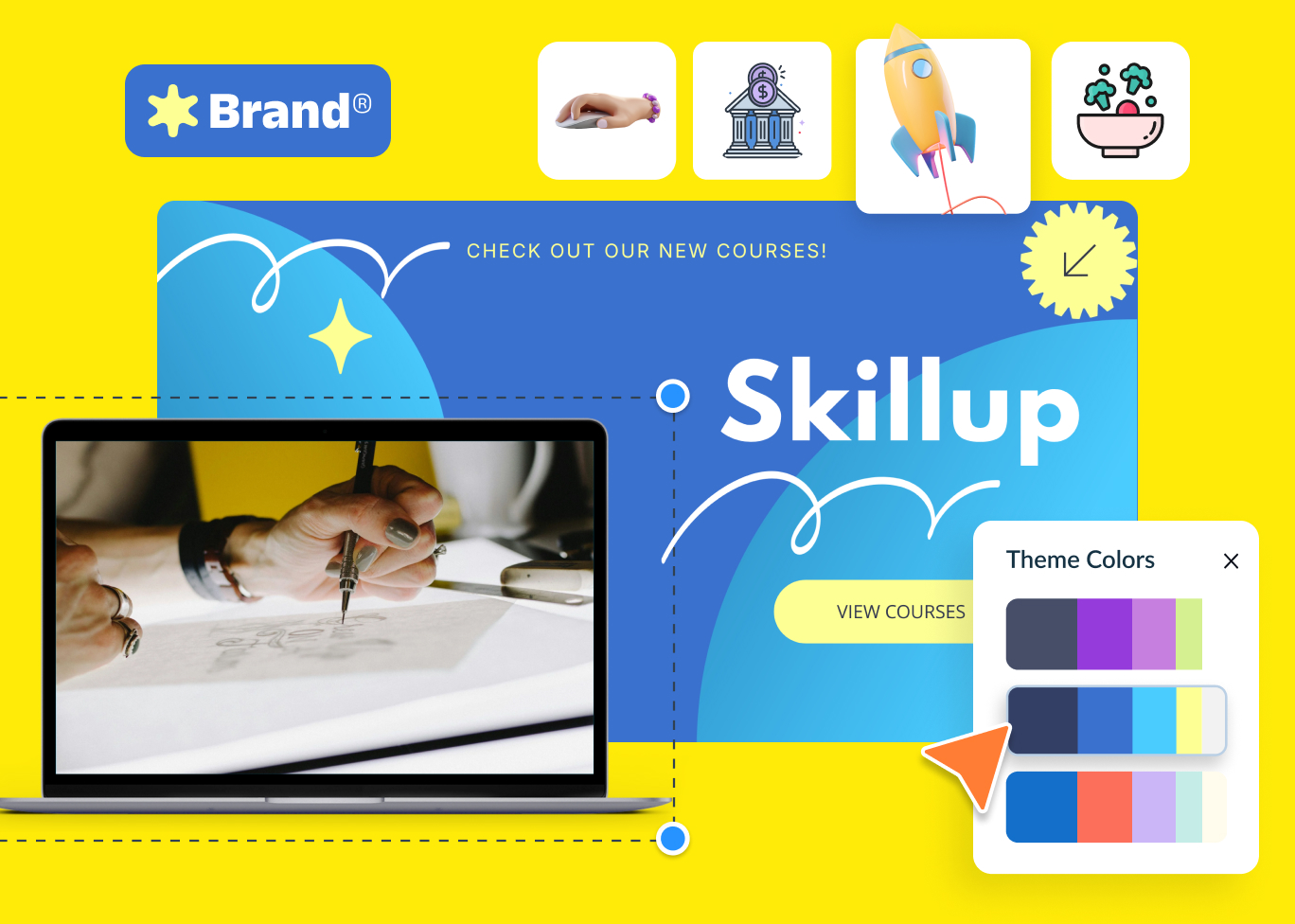 Personalize every aspect of your web graphic design