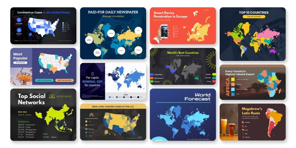Free Map Generator & Maker Create Online Maps Visme