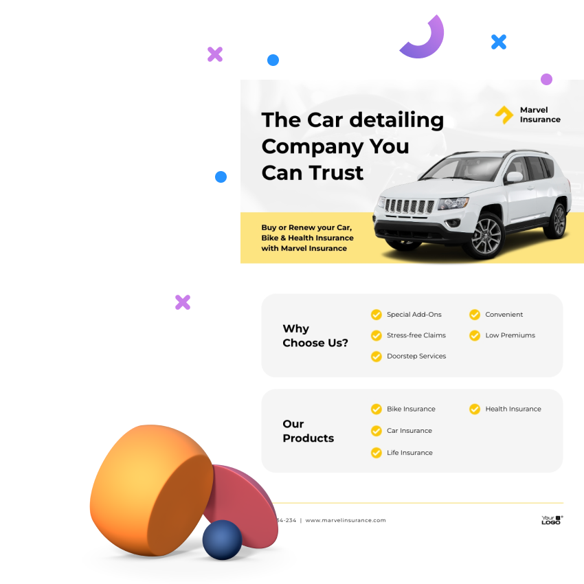 Car Detailing Flyer Templates