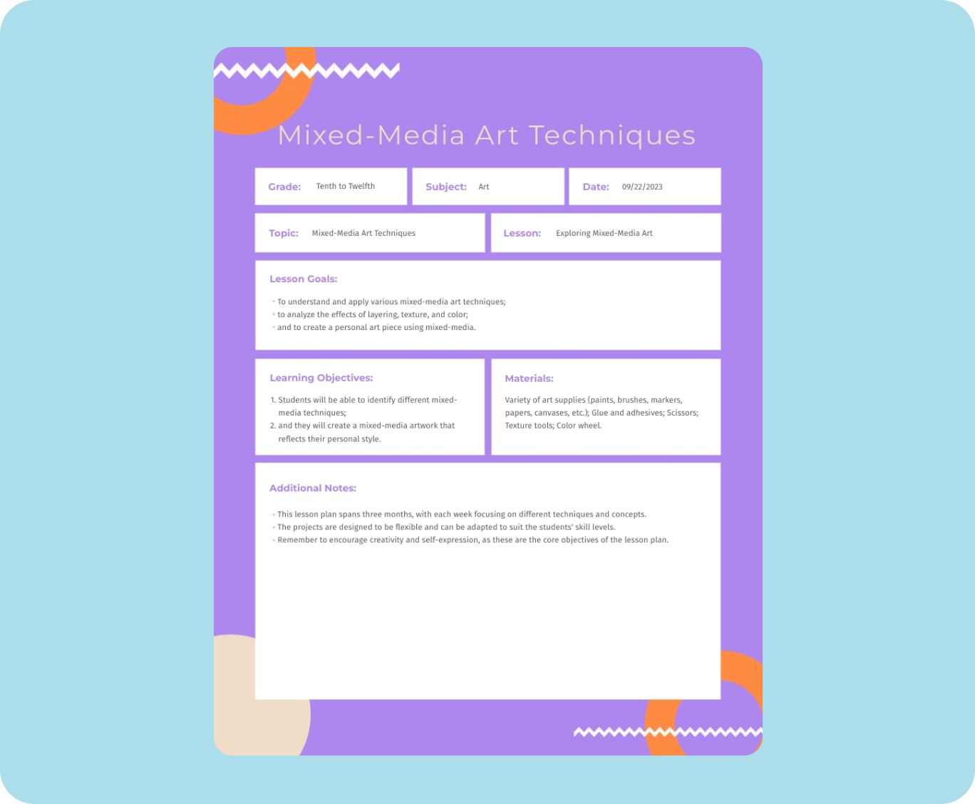 AI Lesson Plan Prompt 3