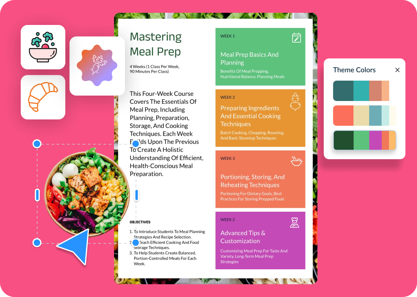 Customize every aspect of your lesson plan design