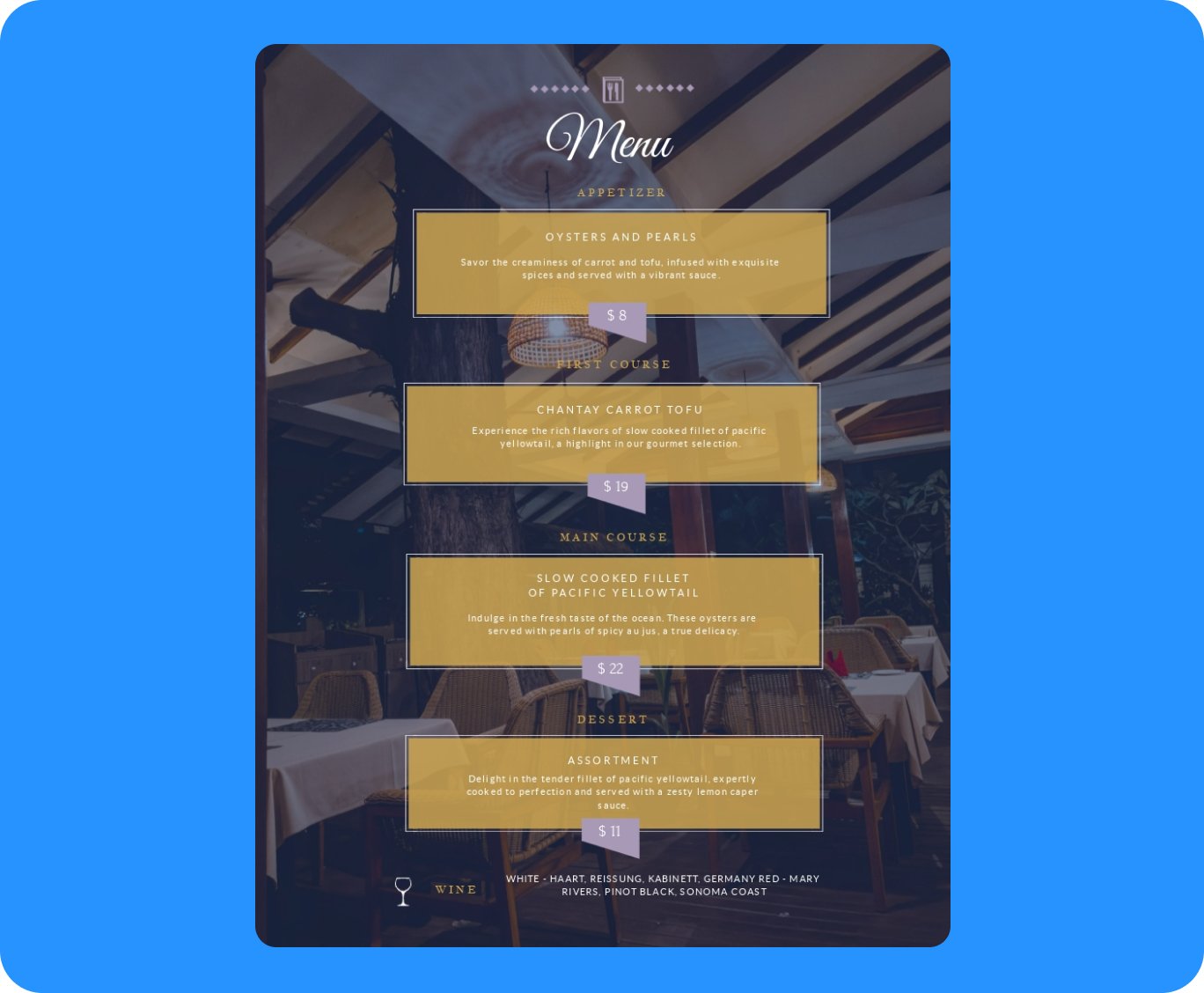AI Menu Prompt 1