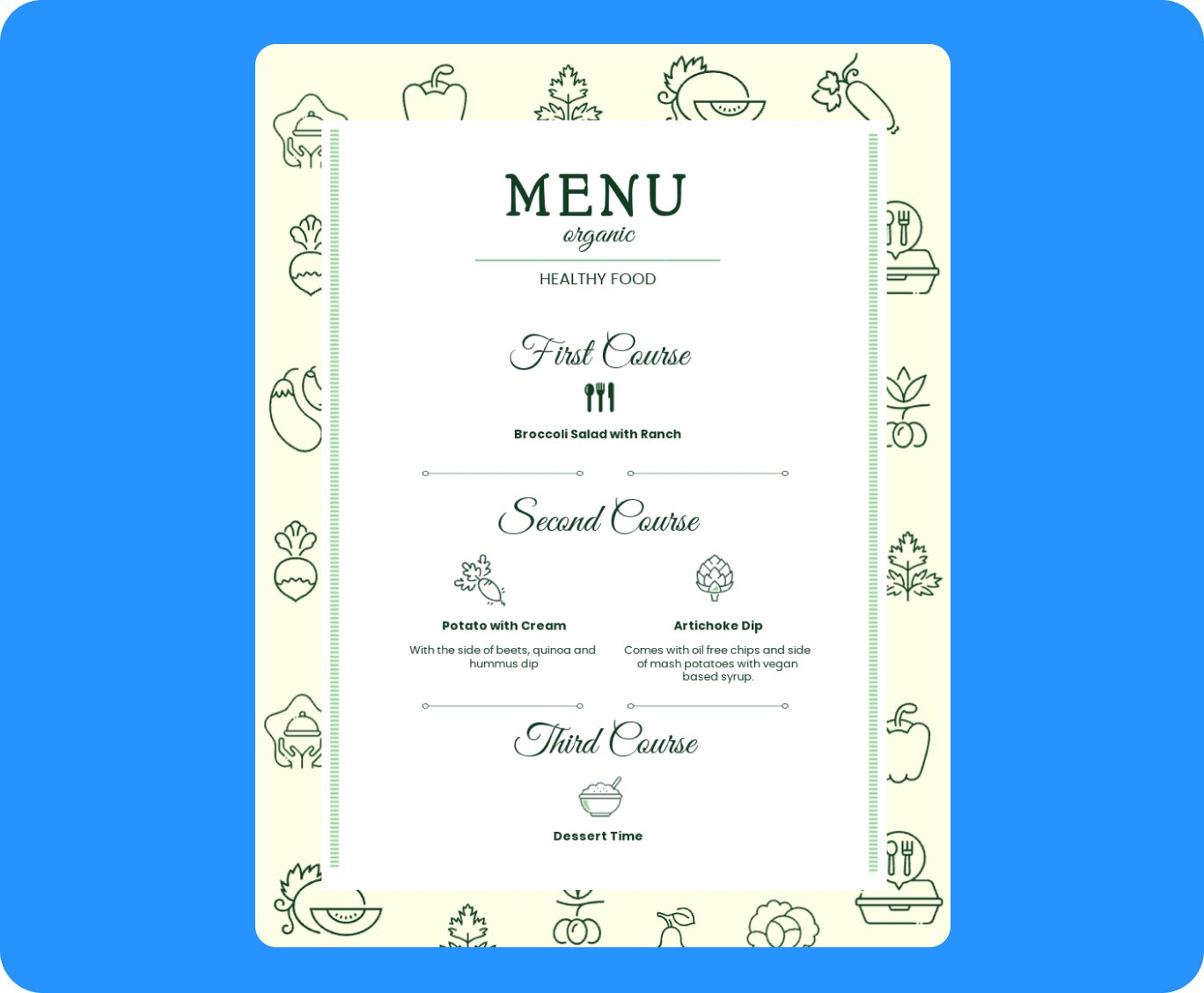 AI Menu Prompt 3