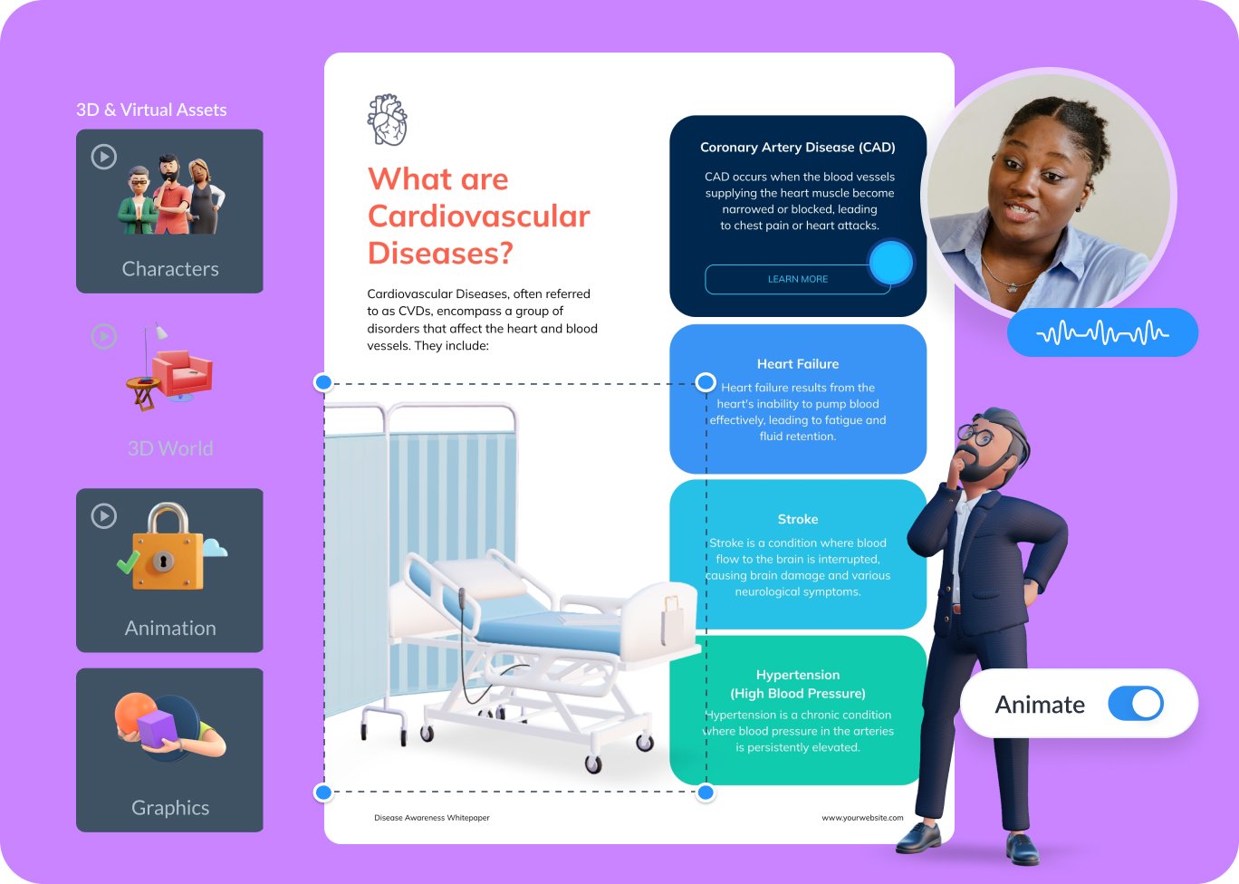 Distinguish your whitepaper with interactive features