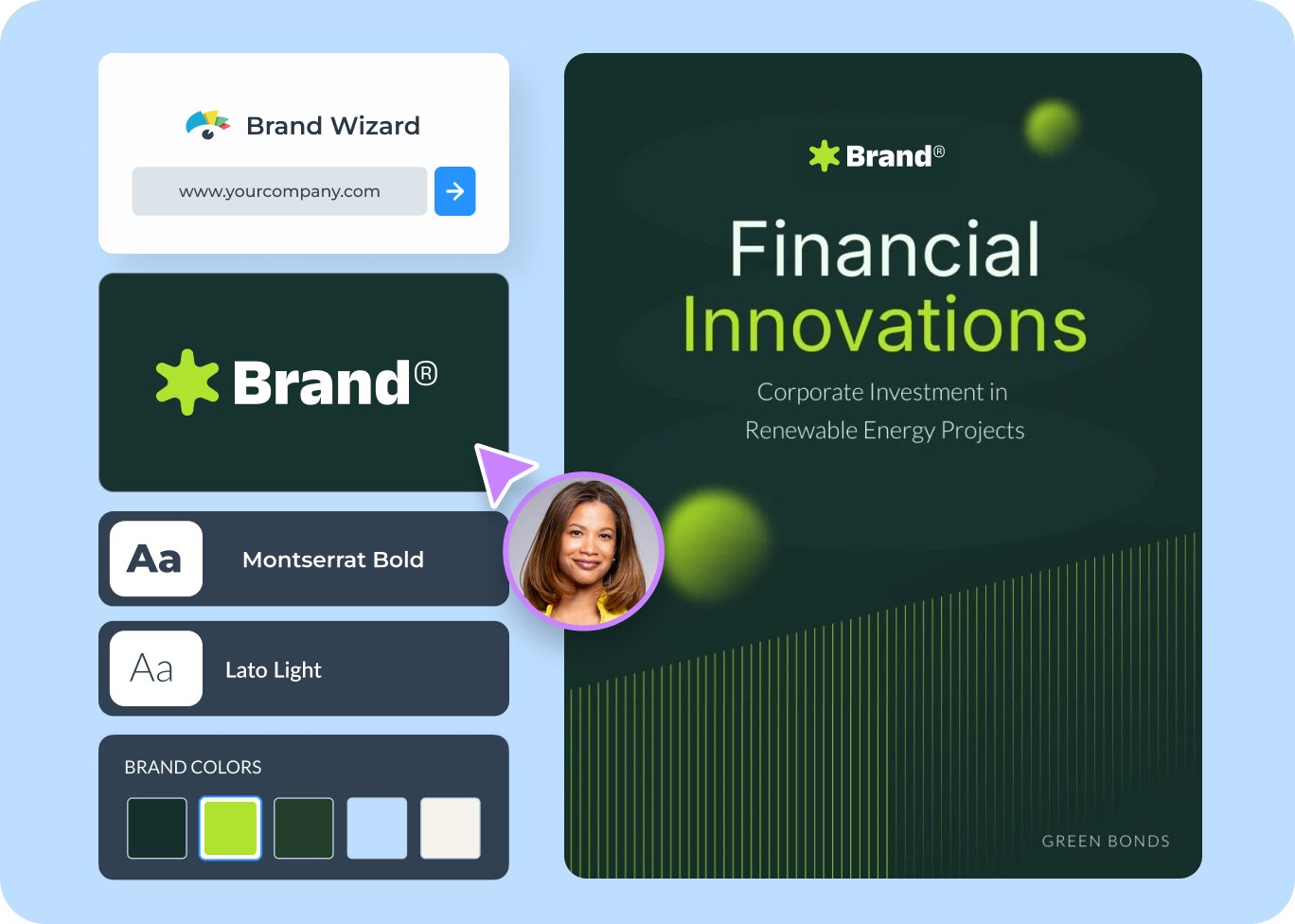Add your branding easily