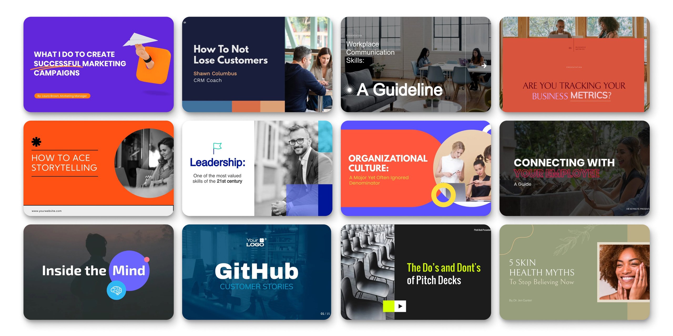 Professional Keynote Templates