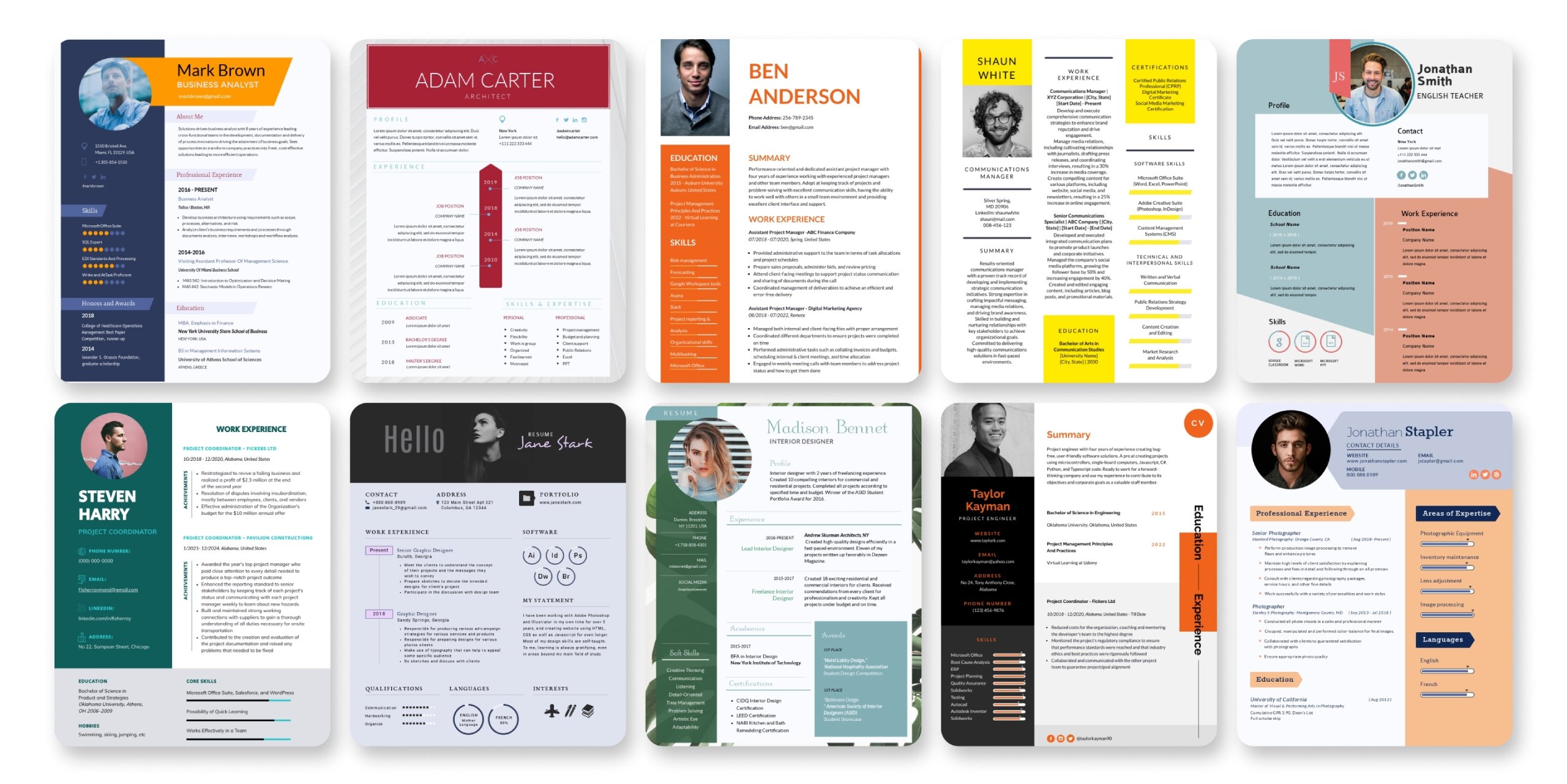 Resume Templates