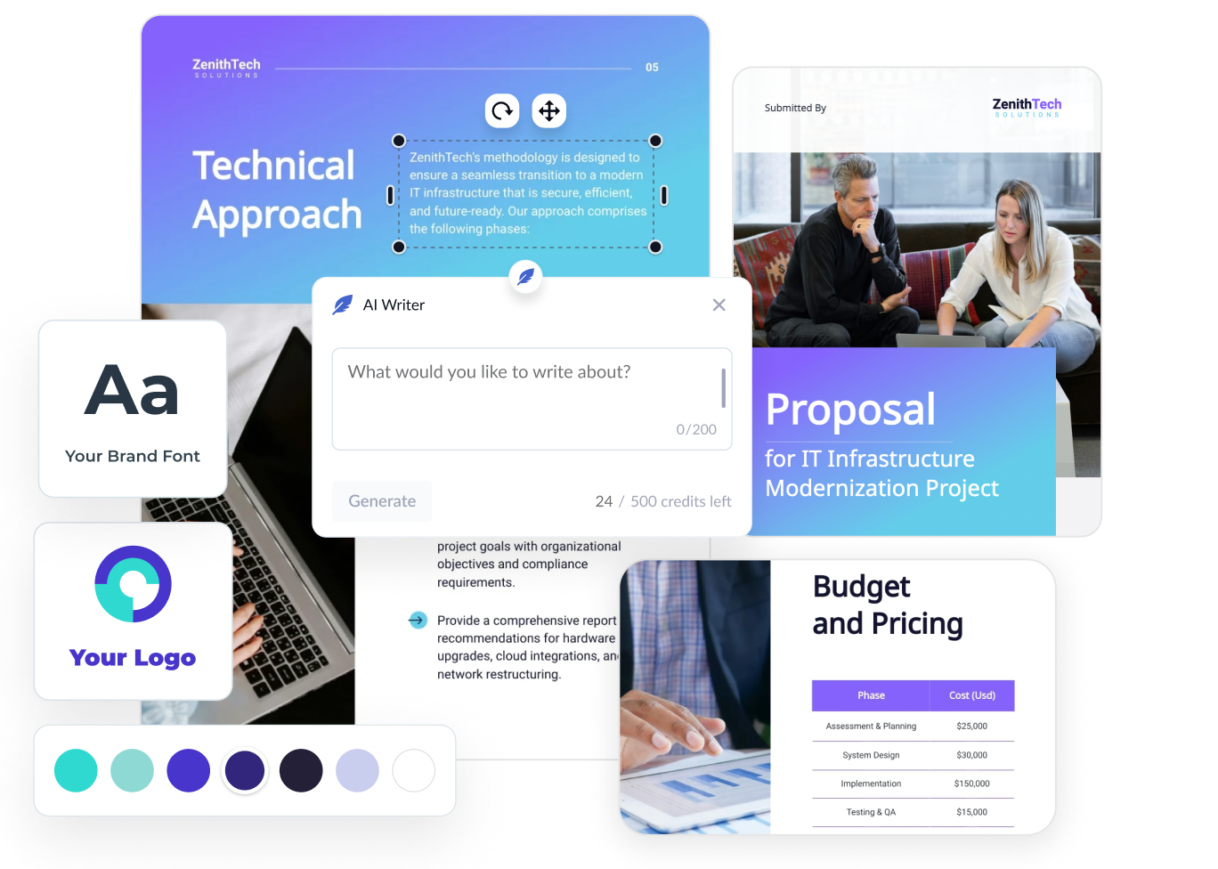 Save time on proposal design