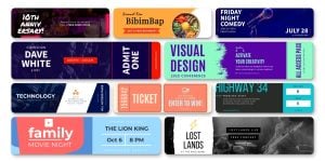 Free Online Ticket Maker - Design Event Tickets | Visme