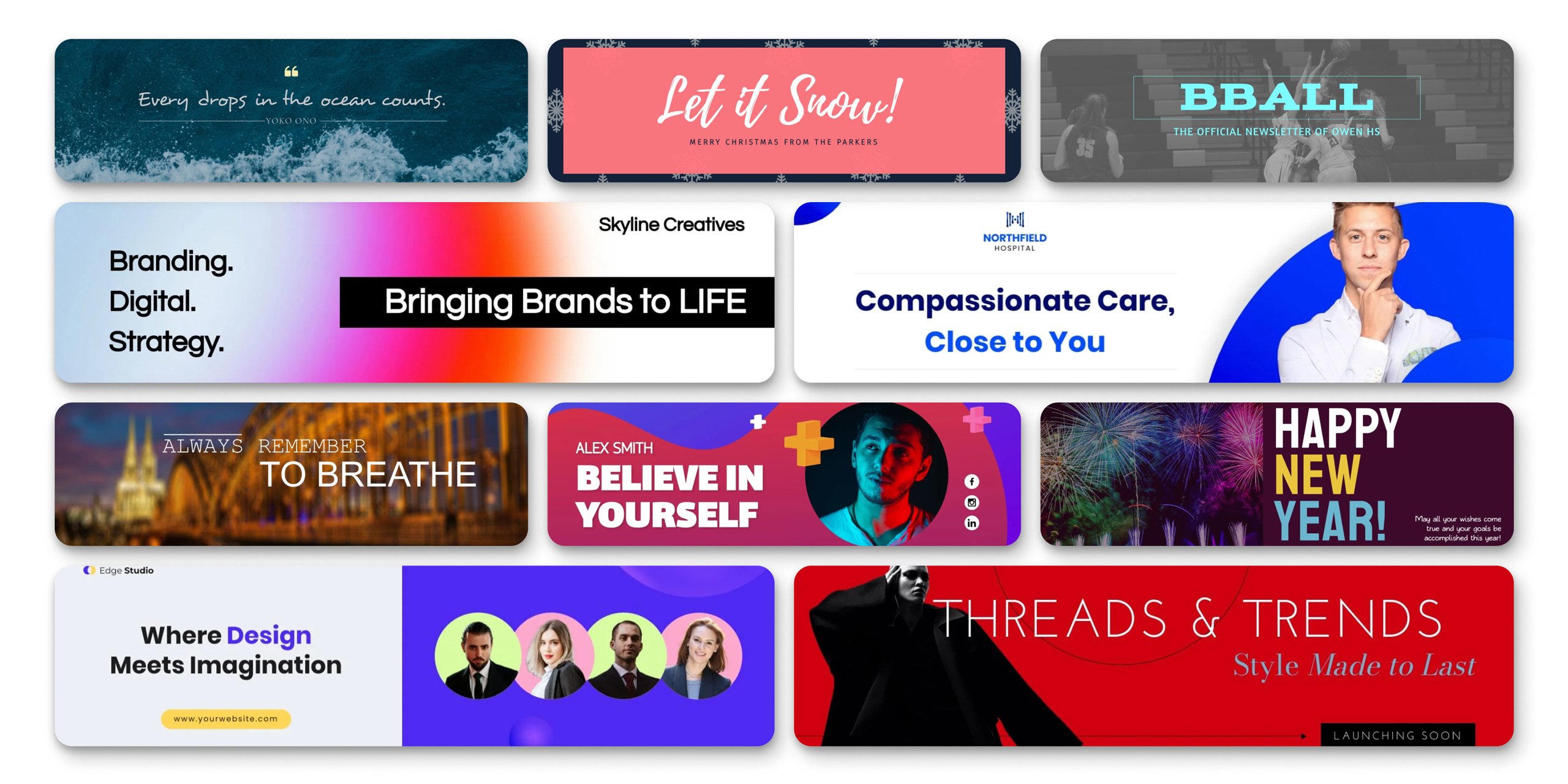 Twitter Header Templates