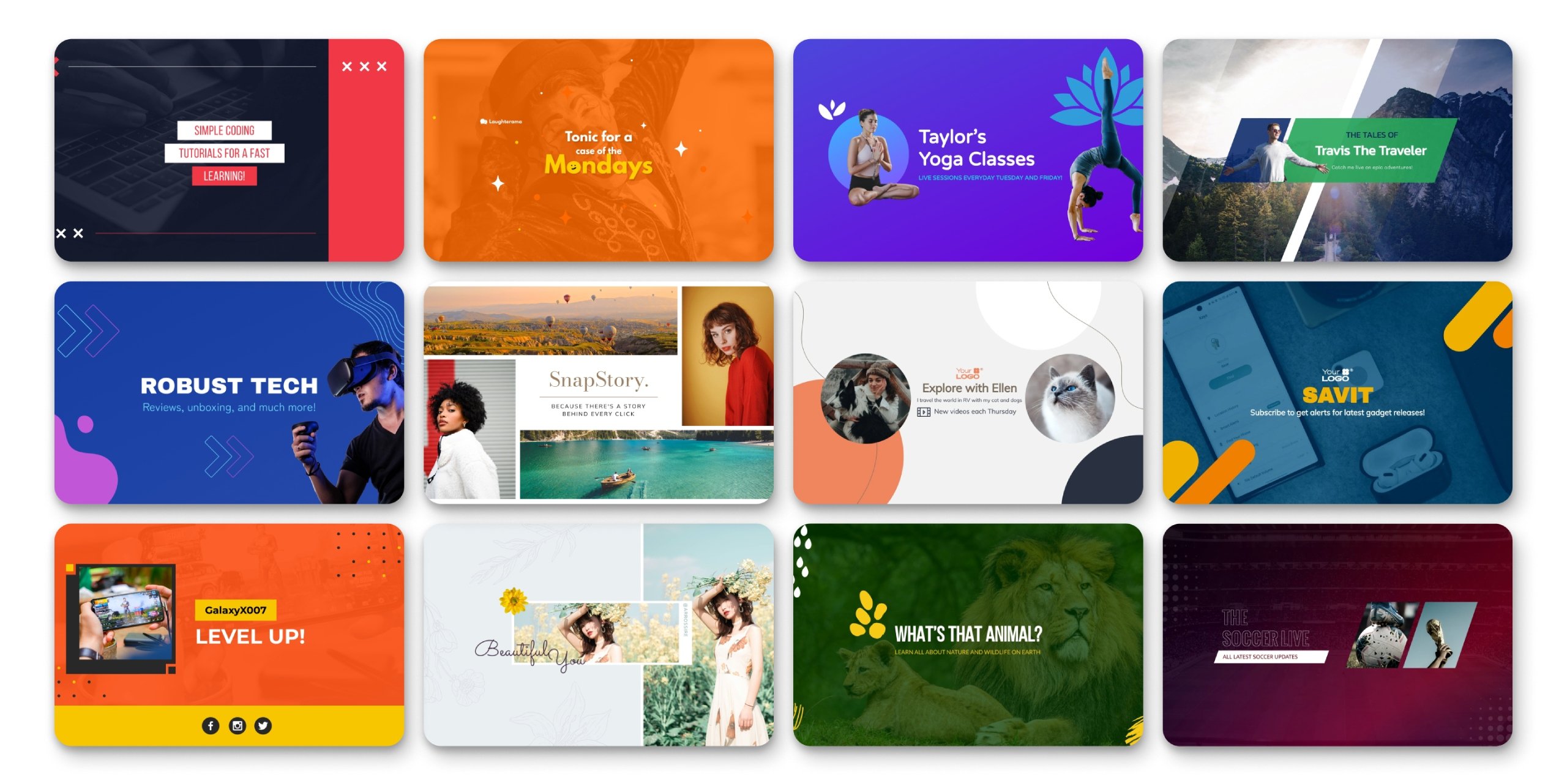 YouTube Banner Templates