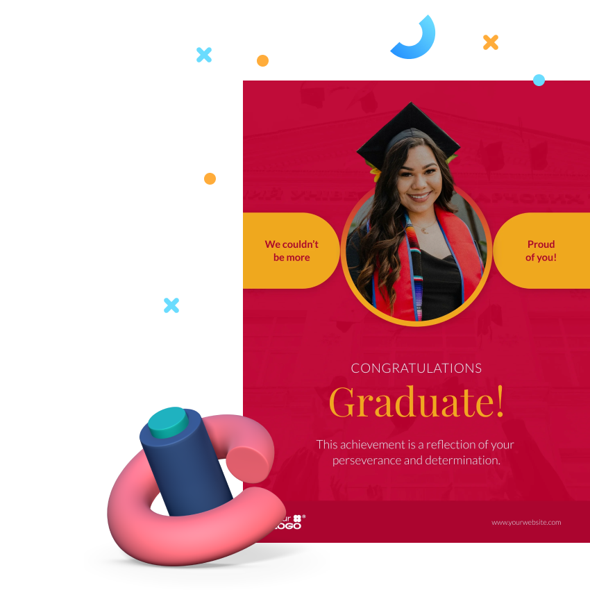 Congratulations poster templates visme