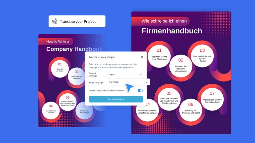Import editable PDFs, translate projects in one click and more