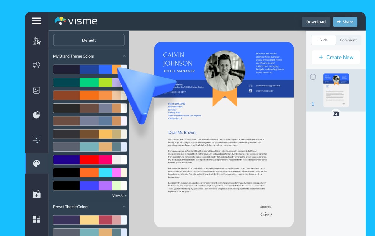 Free AI Cover Letter Generator for fast cover letter design