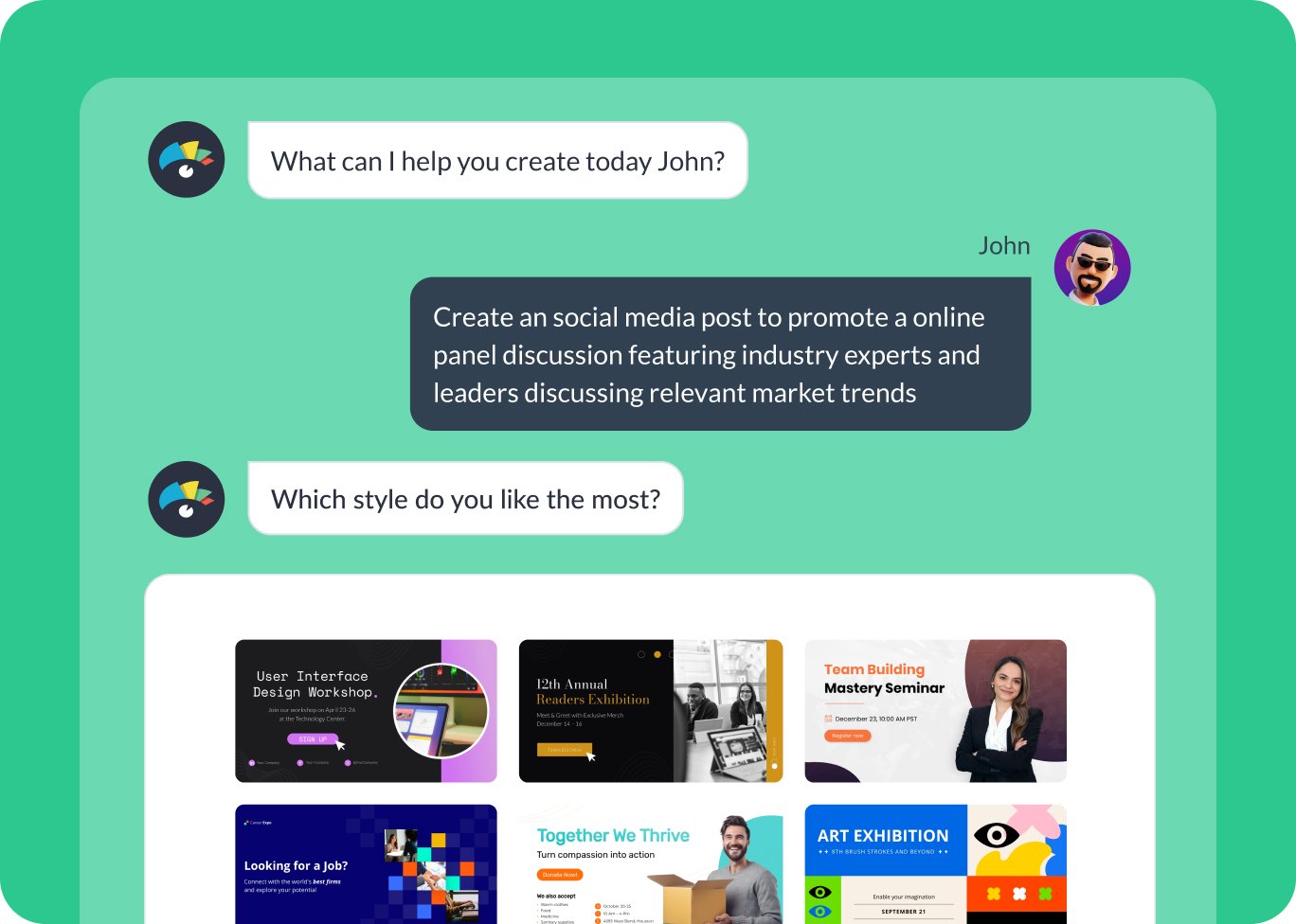Ready-to-use templates within minutes