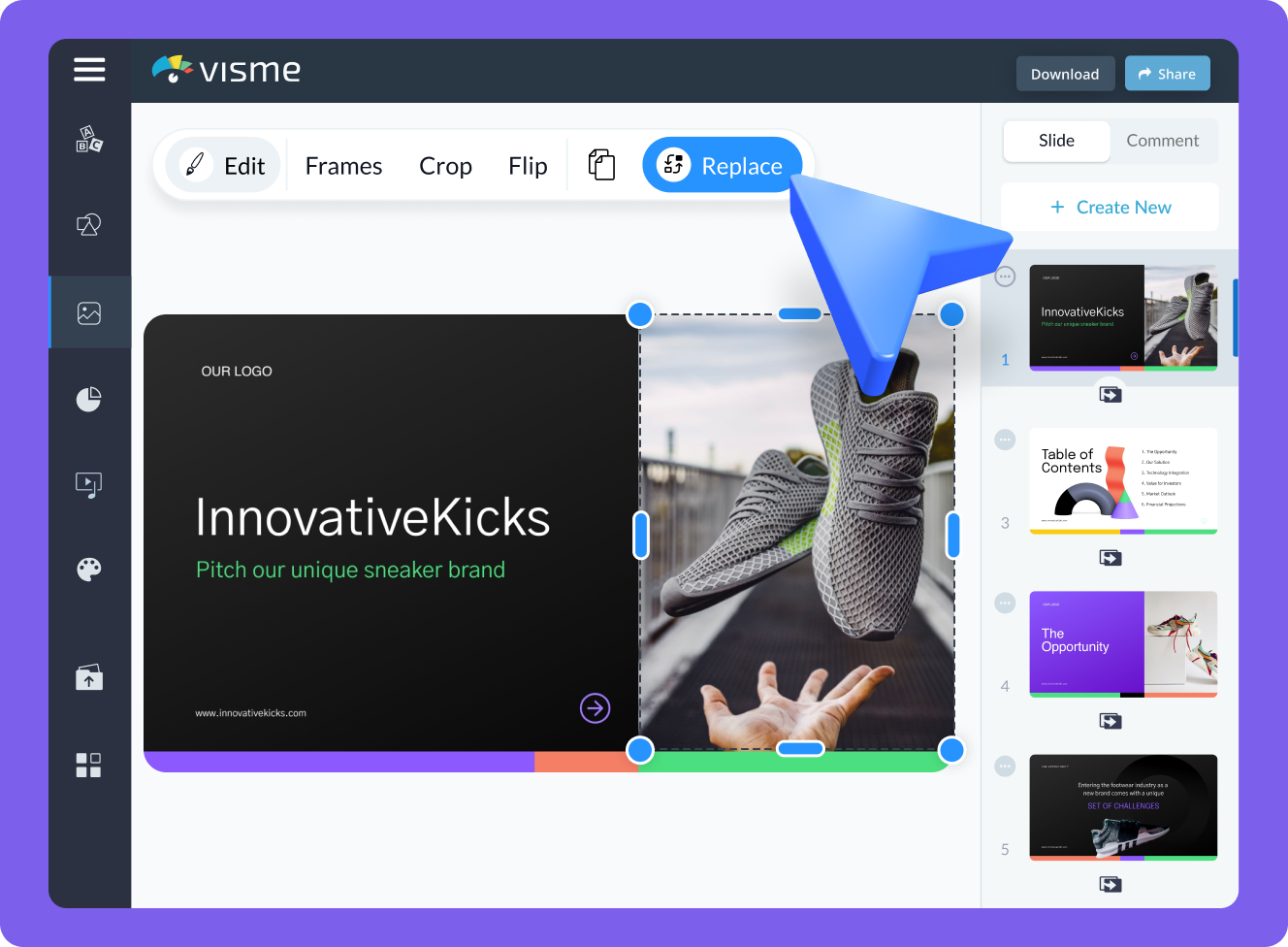 How to generate AI-engineered templates with Visme AI