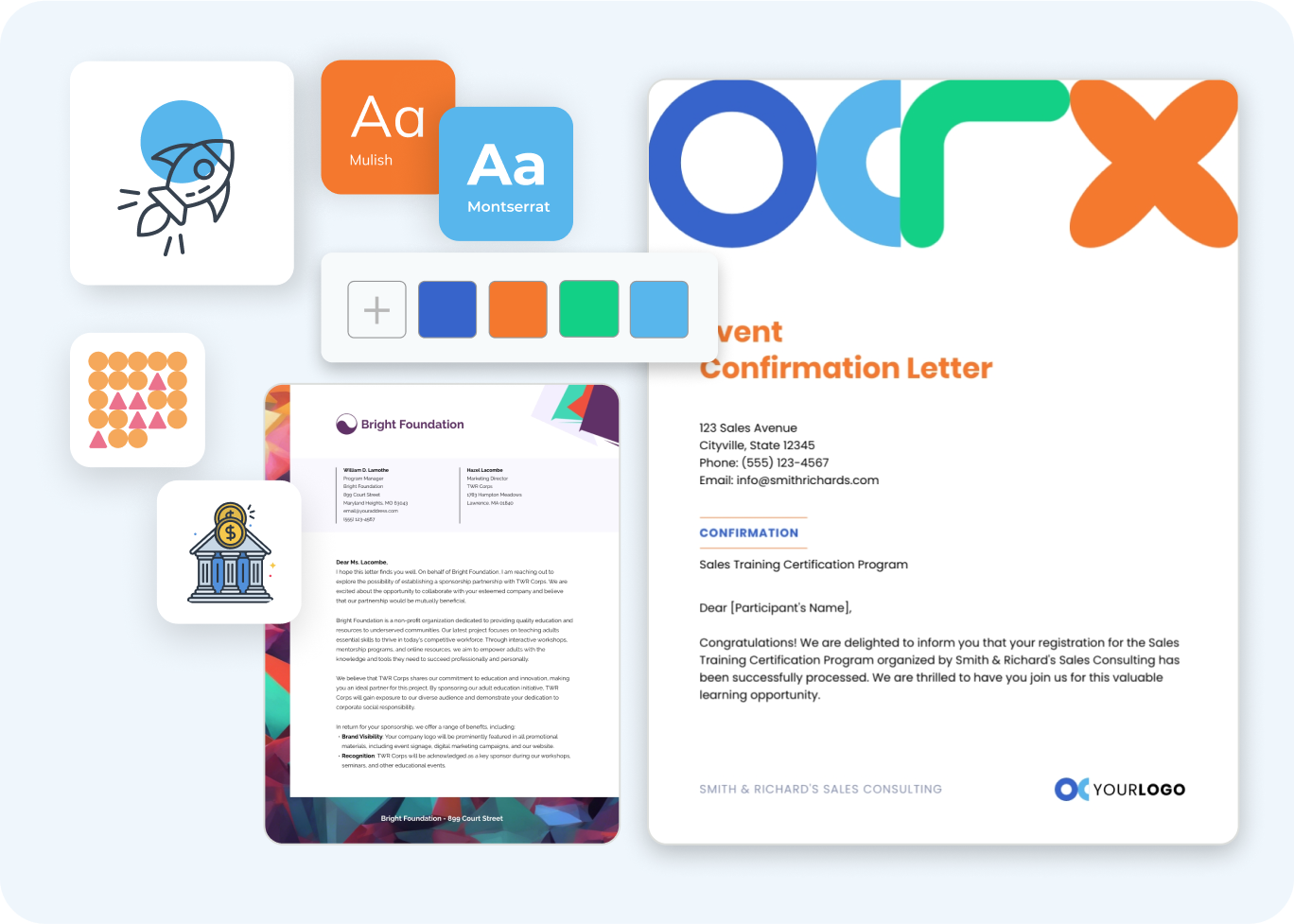 Customize Every Aspect of Your Letter