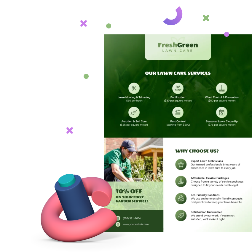 Landscaping Flyer Templates