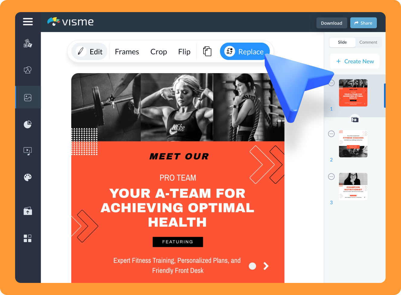 How to create AI Instagram posts with Visme