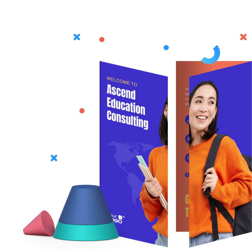 Double-gate Fold Brochure Templates