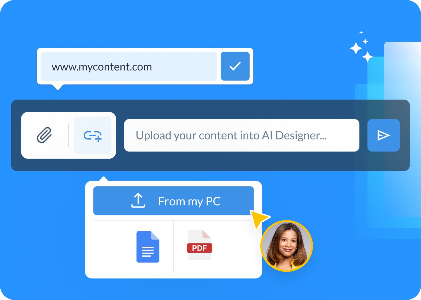 Source Content From Links and Uploaded Files