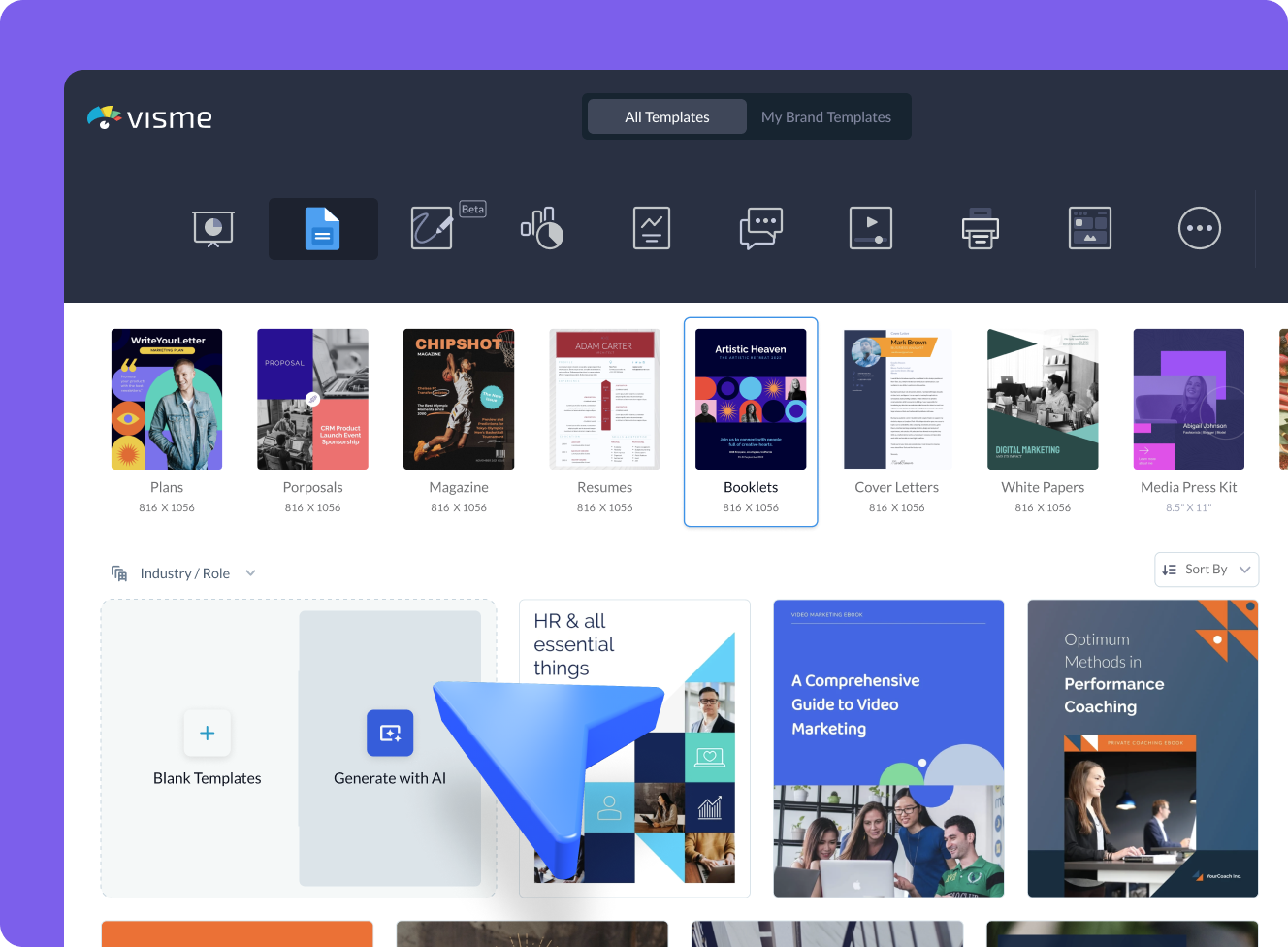 How to create AI Booklets with Visme