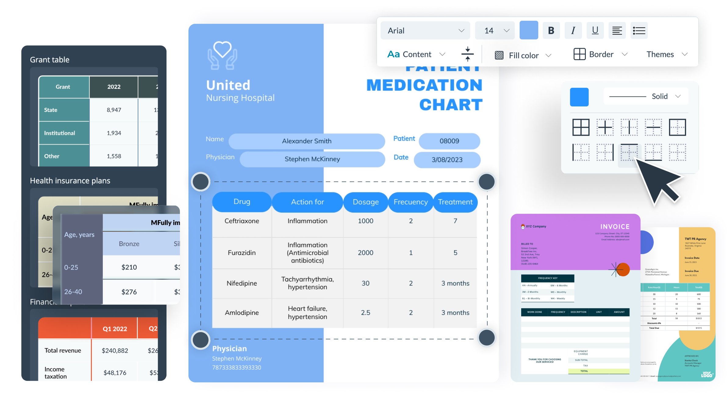 Create and Customize Tables with Visme’s Easy Table Maker