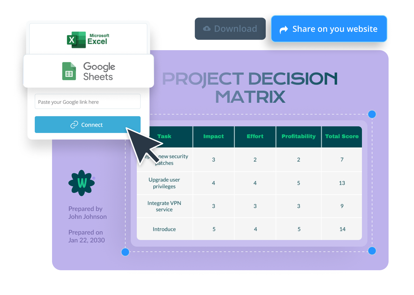 Seamless Data Integration and Export