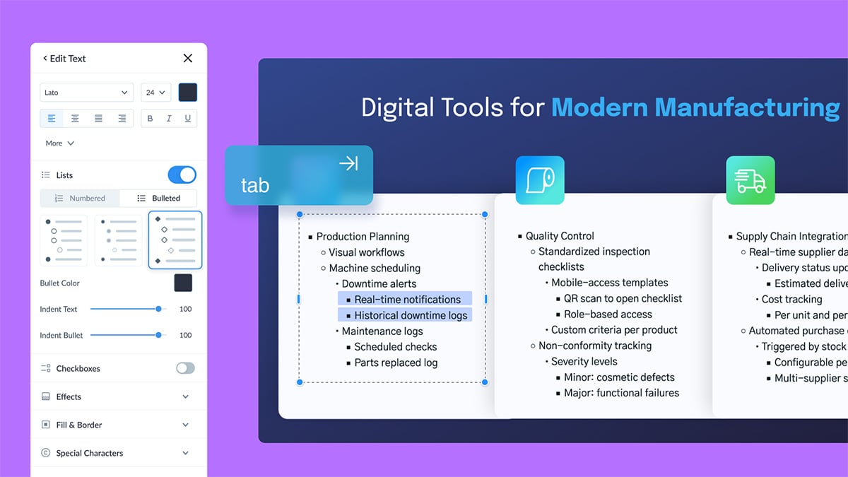 Nested Lists, Live Camera View When Presenting & More