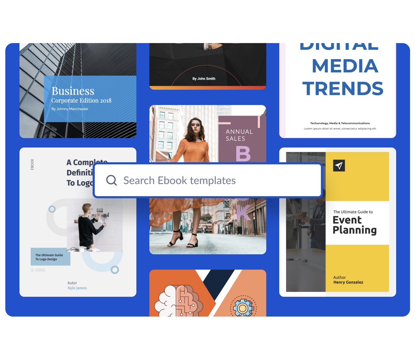 100+ Professionally designed ebook templates
