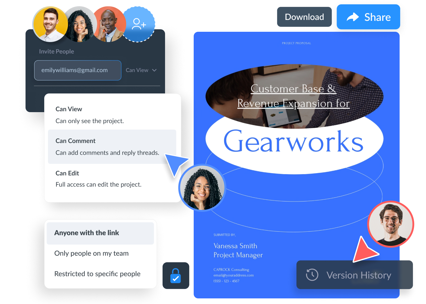 Protect your content and keep full visibility over your workflows