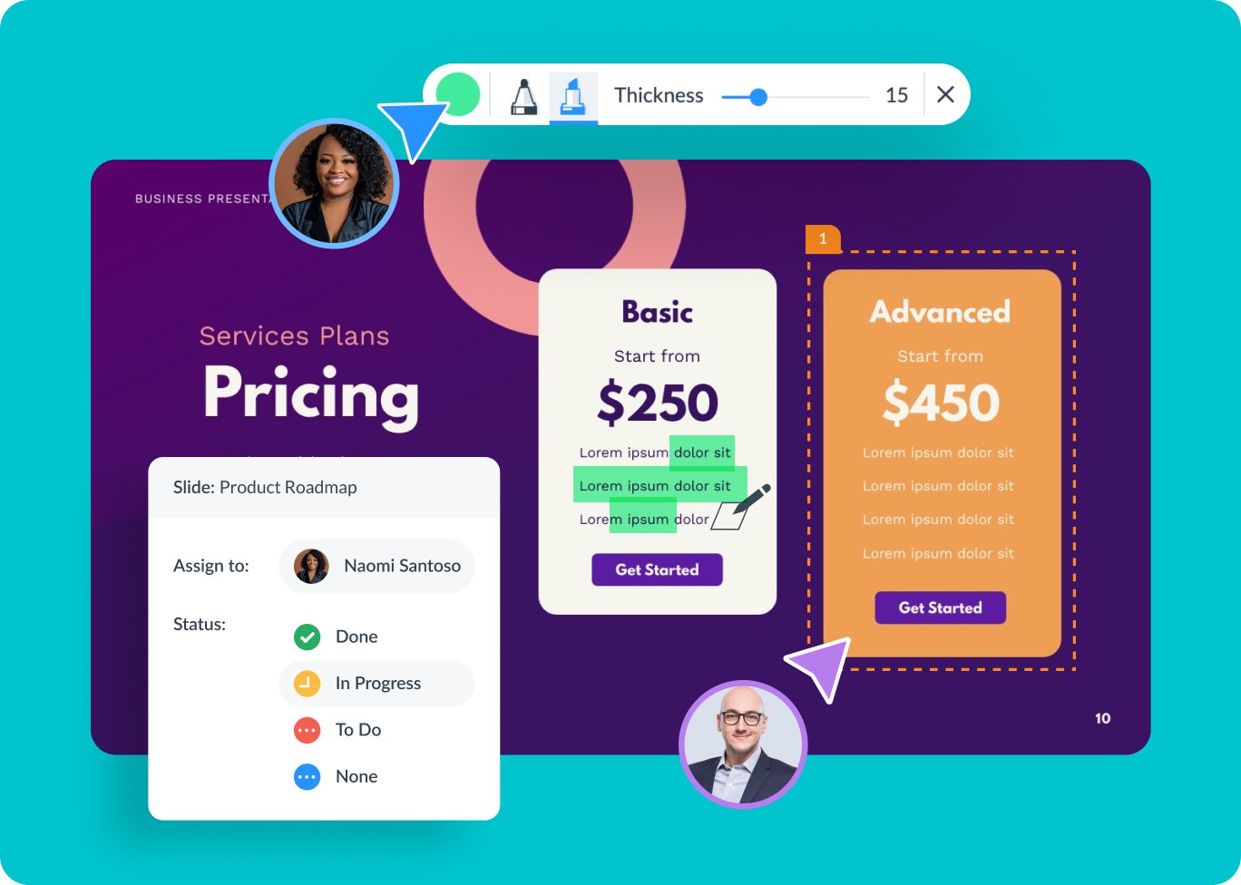 Collaborate and share with your team