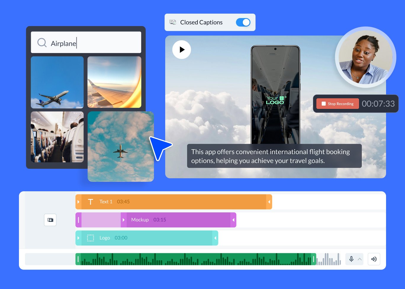 Create and Edit Videos With Audio Generated from Text