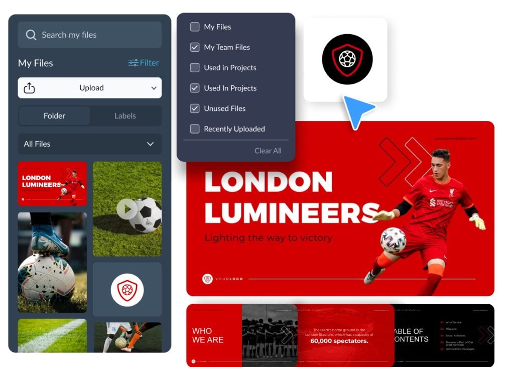 Let Visme Support You From First Pitch to Next-Season Renewal