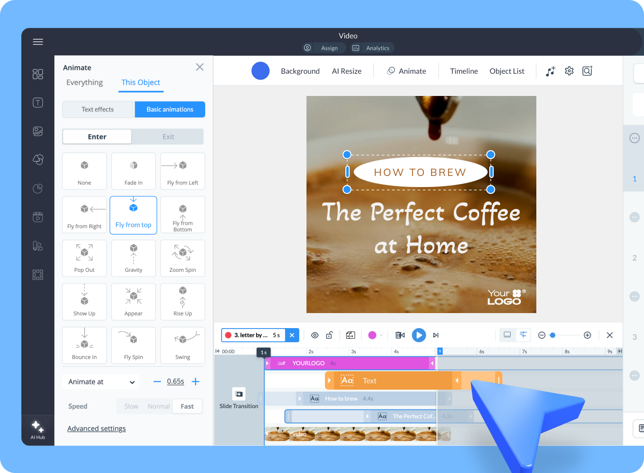 Add transitions, animations, and effects