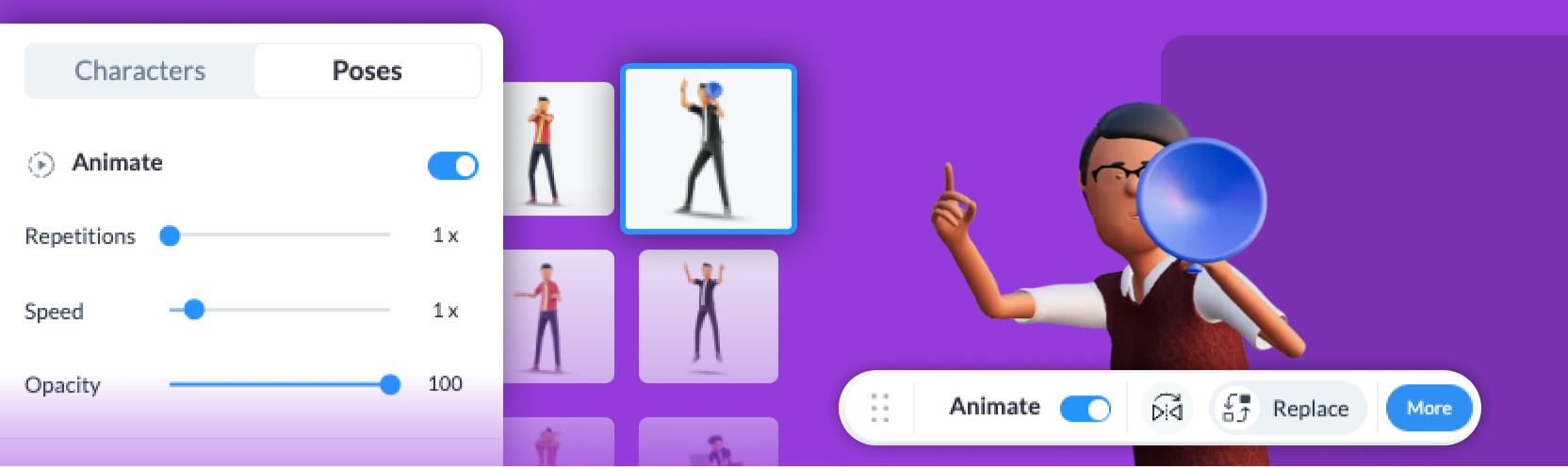 You can animate them