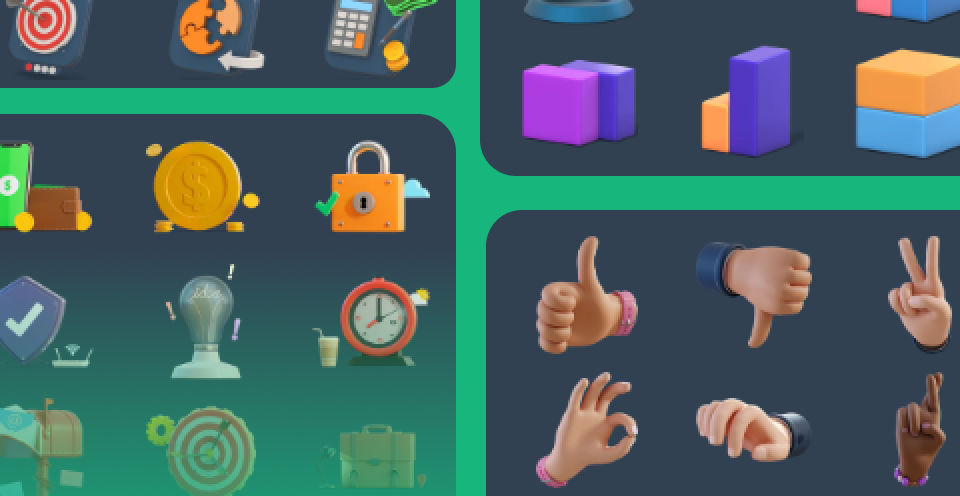 They’re only available in Visme