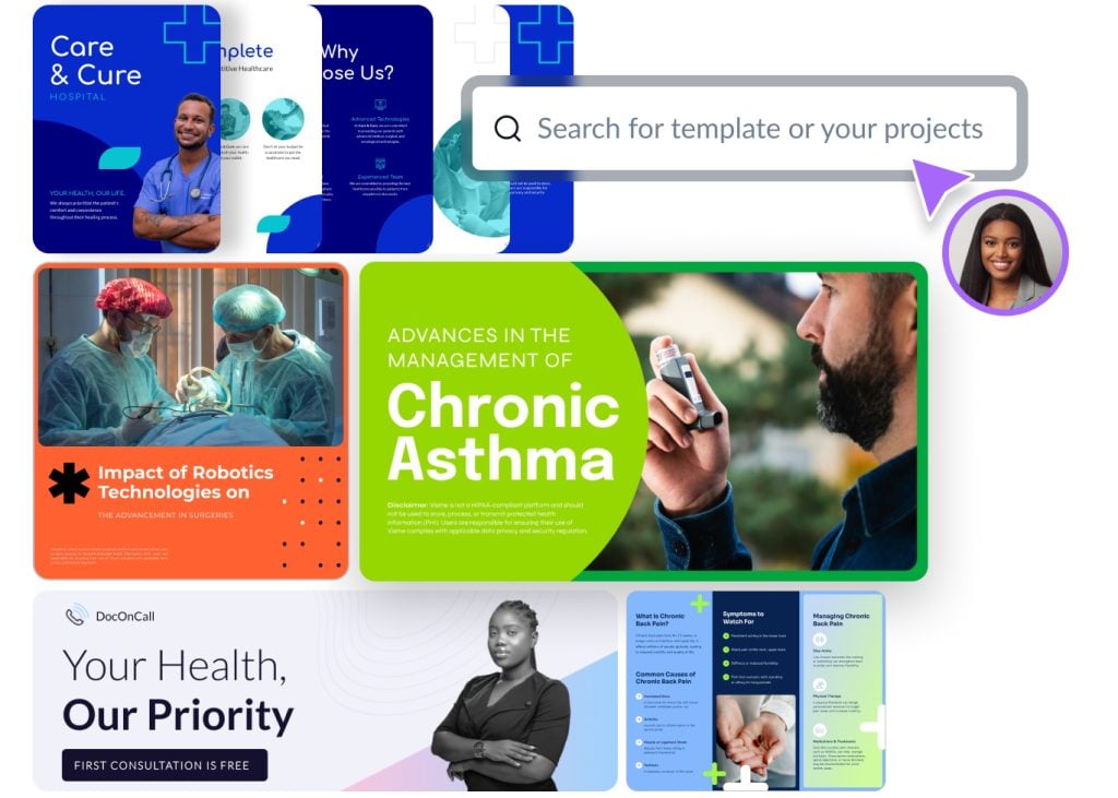 How Visme Supports Healthcare Education and Outreach