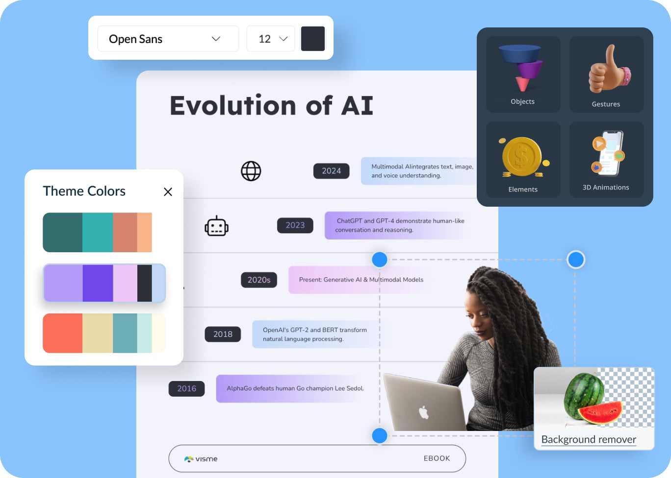 Add visuals that make your content stand out