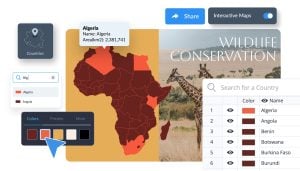 Gratis kaartenmaker voor interactieve kaarten