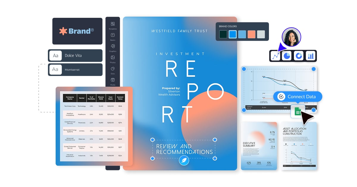 Free Report Designer Free Annual Report Maker - Design Reports Online | Visme