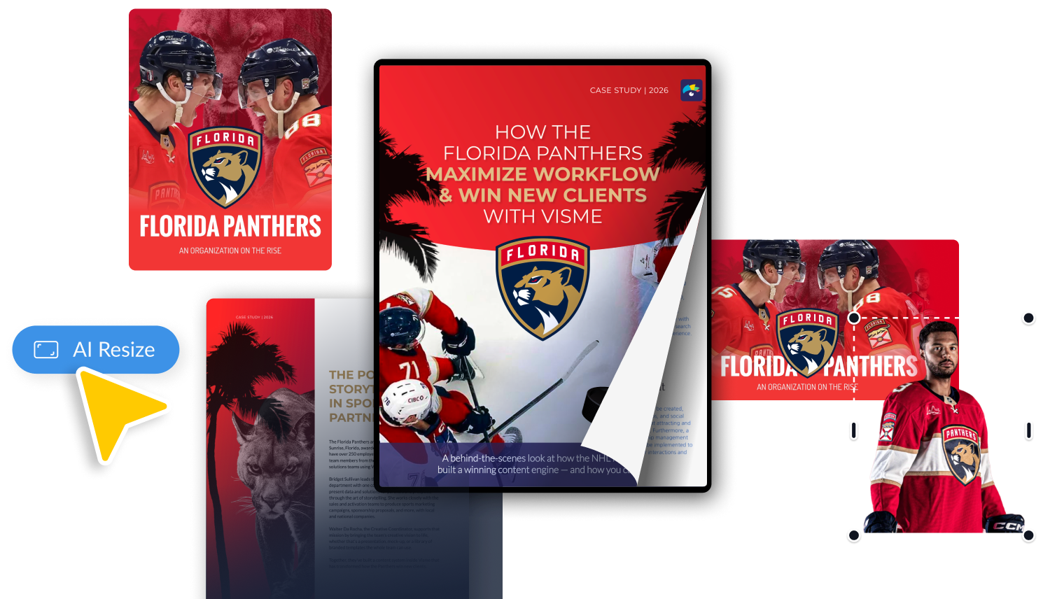 How the Florida Panthers Win New Clients With Visme
