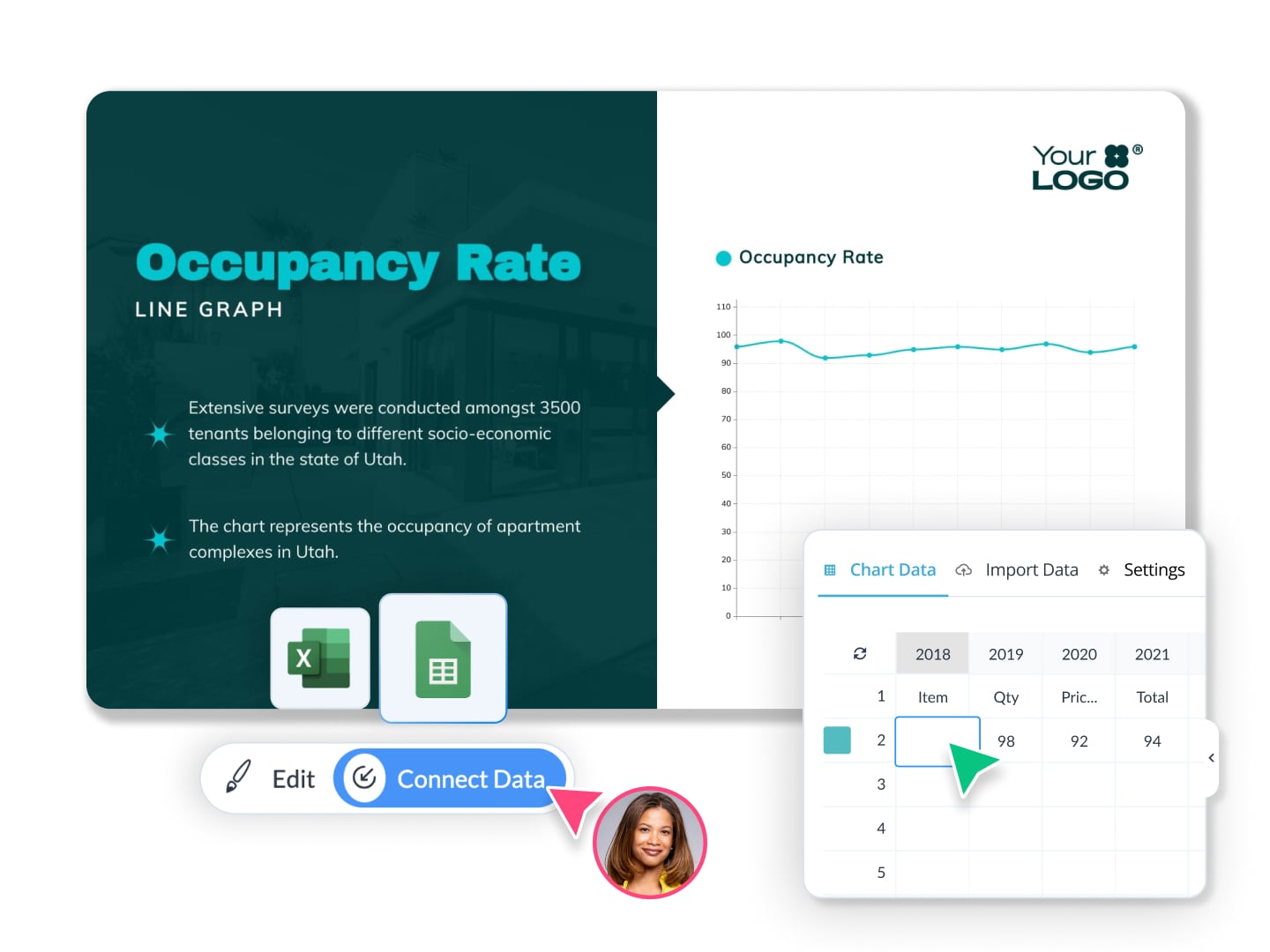 Live data that updates itself