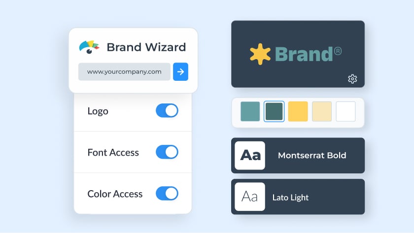 Lock formatting, logos and fonts